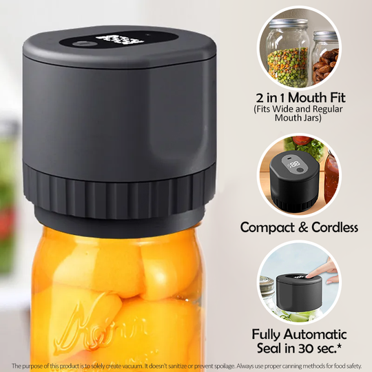 TrueBright™ Mason Jar Vacuum Sealer